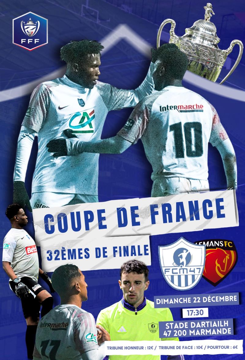 32ème de Finale de la Coupe de France de Foot