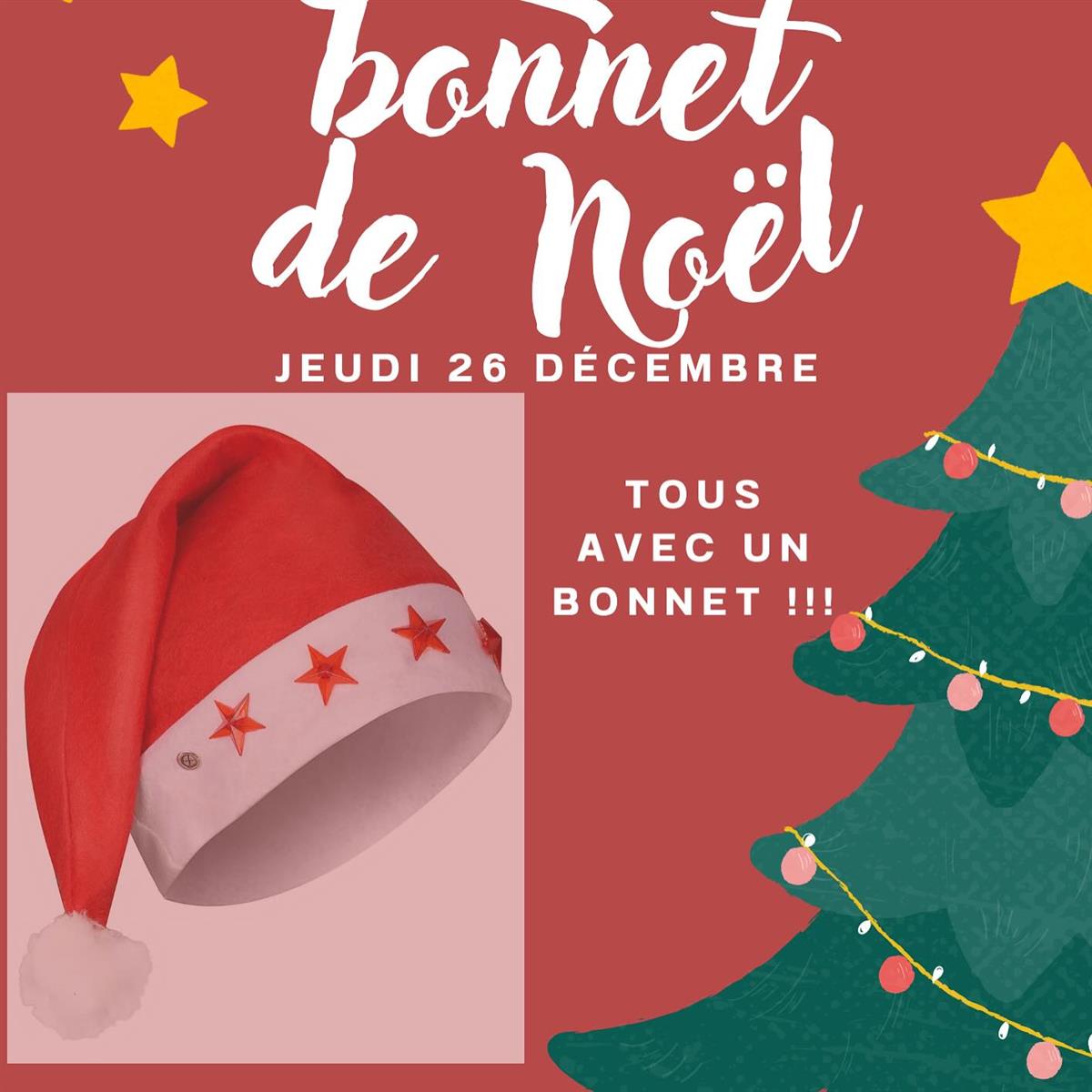 Soirée bonnet de Noël