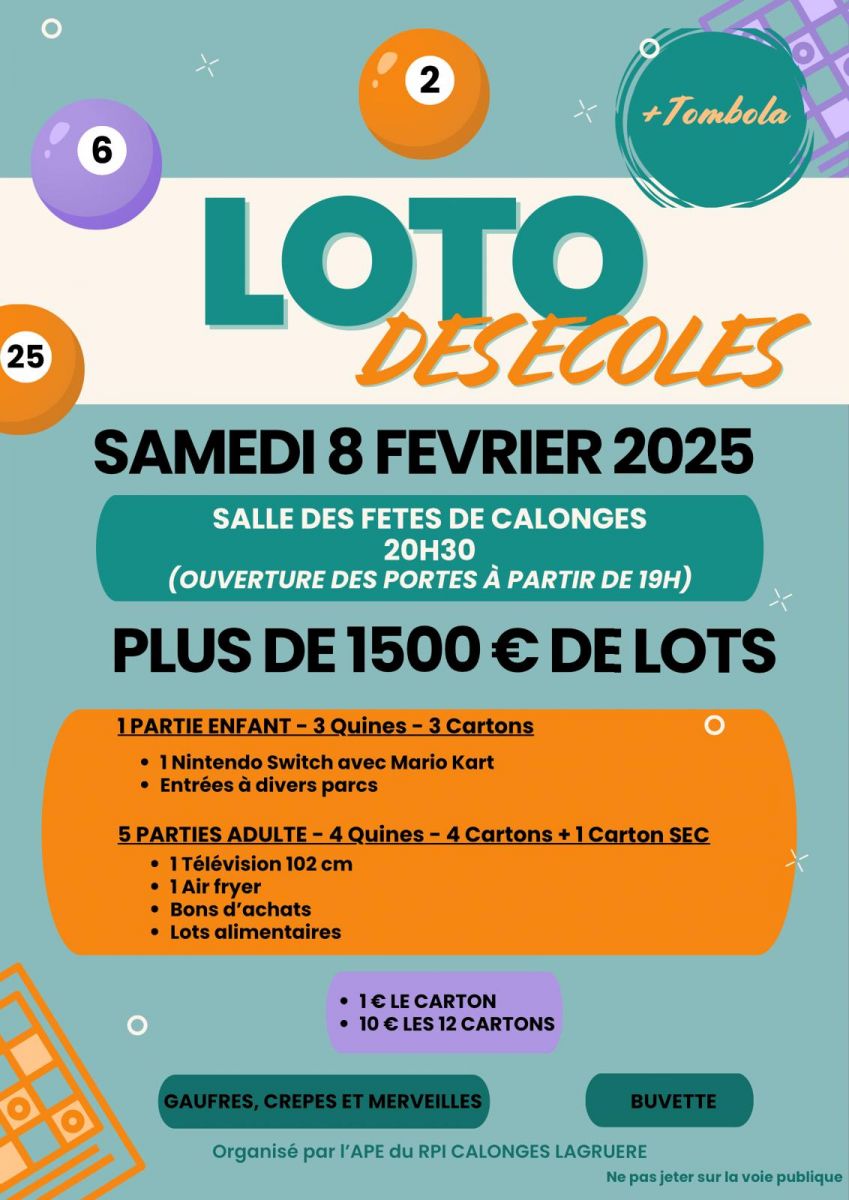 Loto des écoles