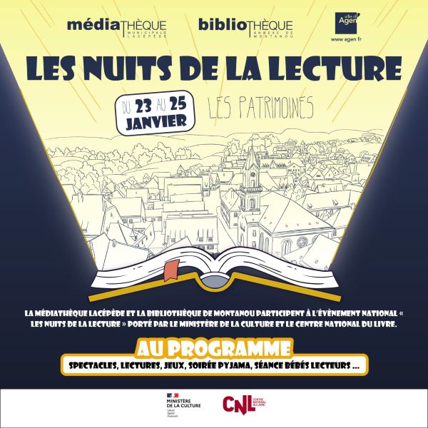 Les Nuits de la Lecture : Atelier, spectacle,  ...