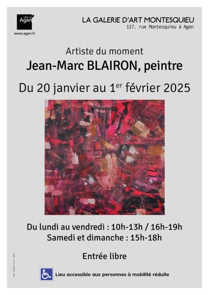 Jean-Marc Blairon - Exposition de peintures