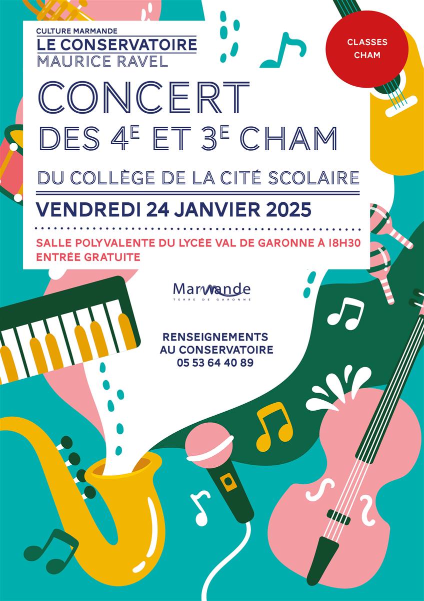 Concert4ème et 3ème Cham du Collège de la Cité ...