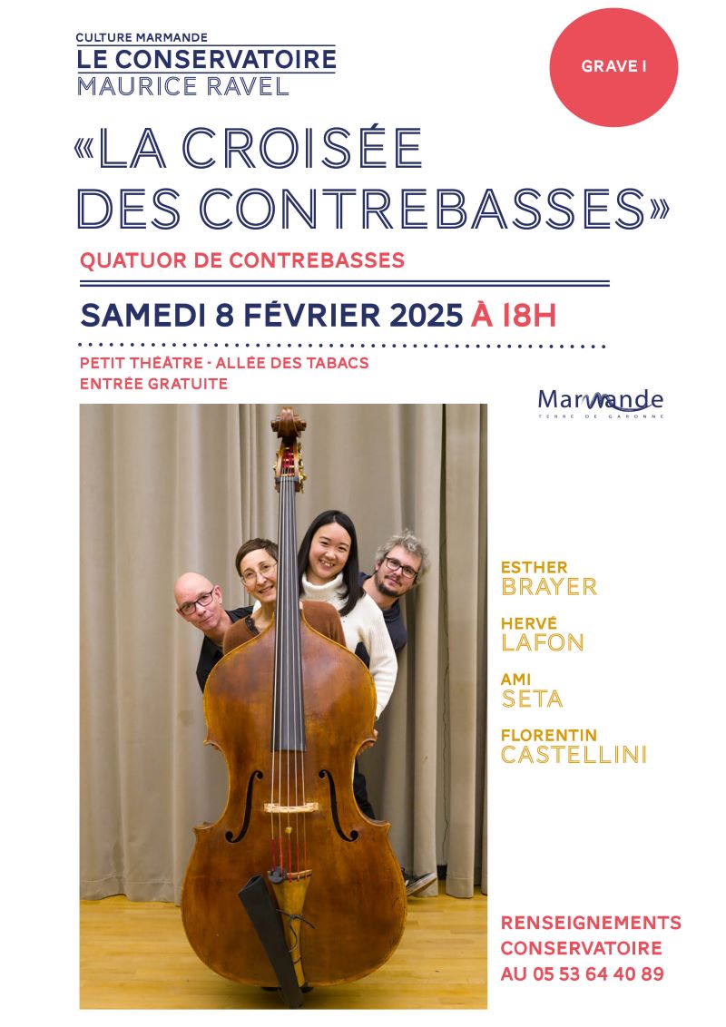 La croisée des contrebasses - Quatuor de contr ...