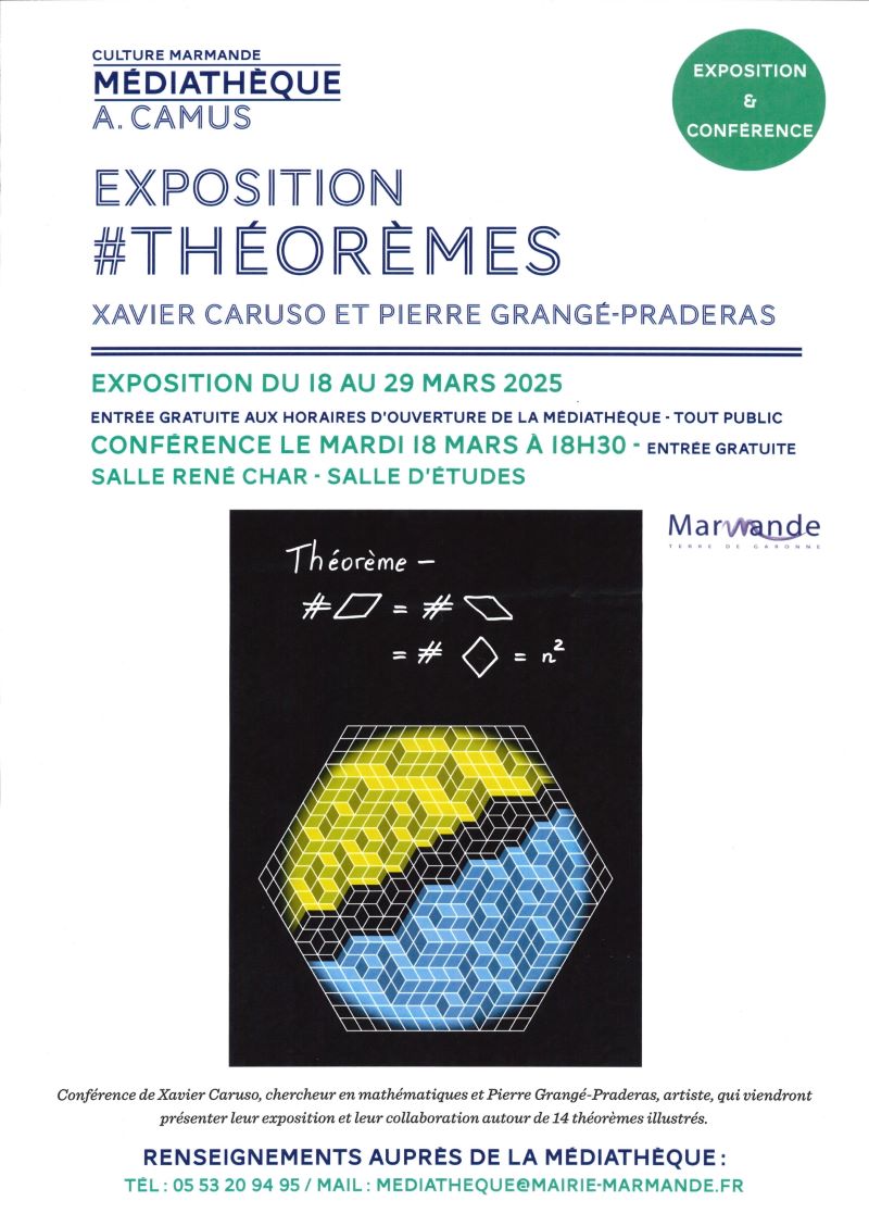 Conférence sur l'Exposition # Théorèmes - Xavi ...