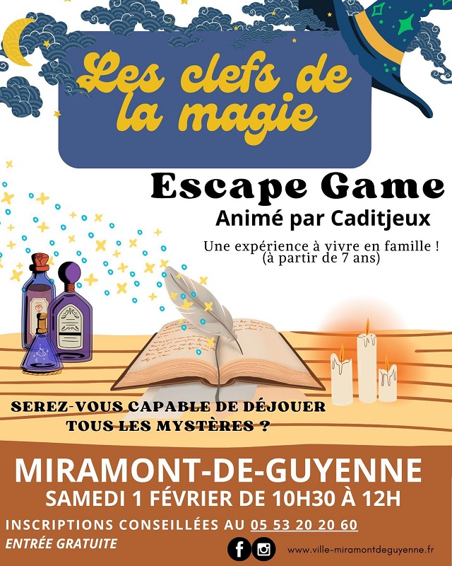 Escape game : Les clefs de la magie