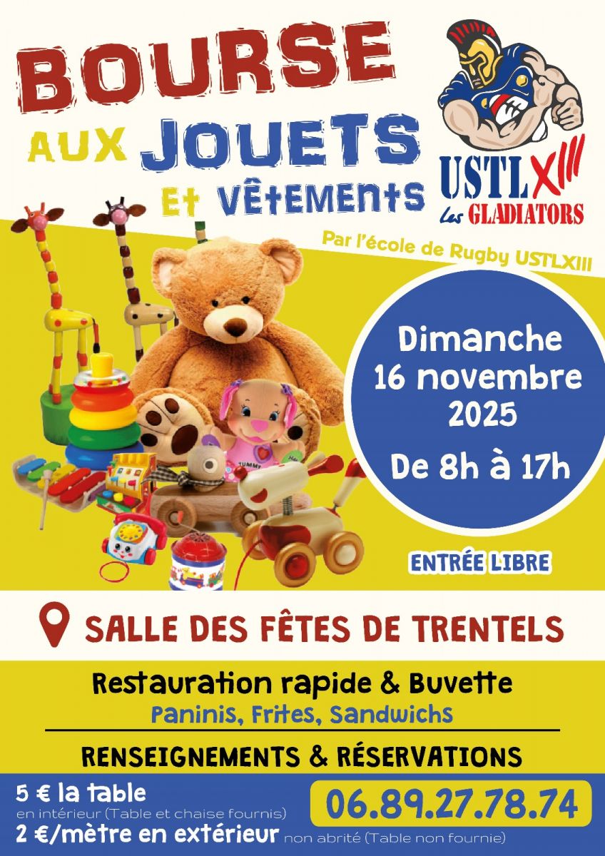Bourses aux jouets et vêtements