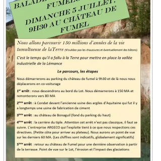 Randonnée géologique