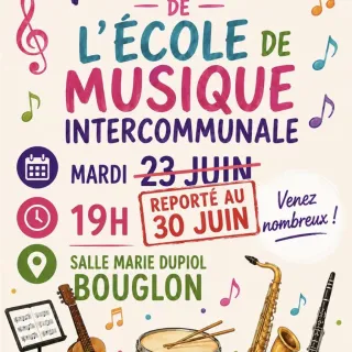 Audition de l'école de musique intercommunale