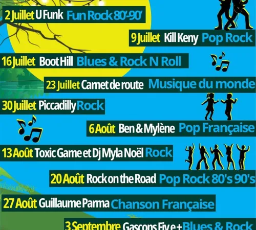 JEUDînes en Musique de Garonne 2026