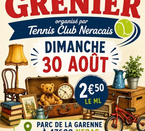 Vide grenier du Tennis Club Néracais