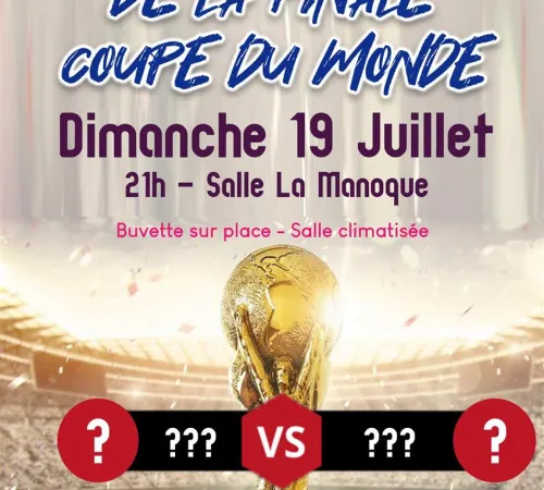 Retransmission de la finale de la Coupe du Monde