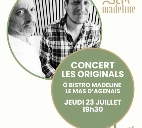 Concert avec "Les Originals" chez Ô bistro Madeline