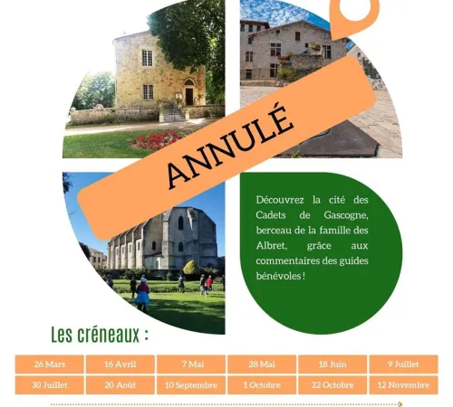 Visite commentée de la ville de Casteljaloux - ANNULÉ
