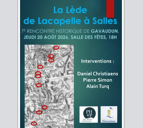 7ème rencontre historique de Gavaudun - La Lède de Lacapelle à Salles