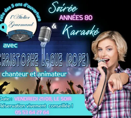Soirée exeptionnelle "Anniversaire des 5 ans d'ouverture"