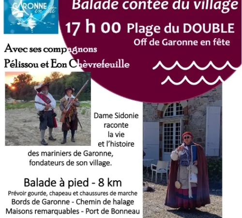 Balade contée du village de Saint-Sixte avec Dame Sidonie