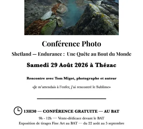 Conférence photo Shetland - Endurance : une quête au bout du monde 2026