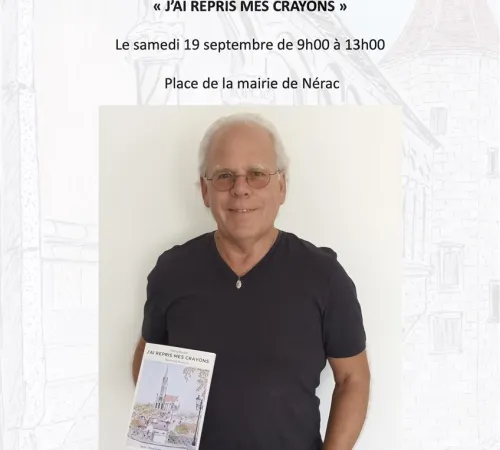 Dédicace : "J'ai repris mes crayons" par Thierry Bozzelli